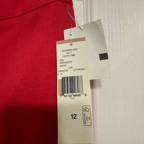 Vibrant Red Women's Blazer by 9 & Co. - Picture 9 of 11